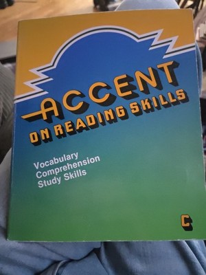 Accent on Reading Skills: Vocabulary Comprehension Study Skills Book C 1979 Vin