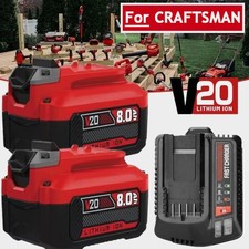 2PACK 20 Volt For Craftsman V20 Li-ion Battery CMCB204 CMCB202 CMCB205 / Charger