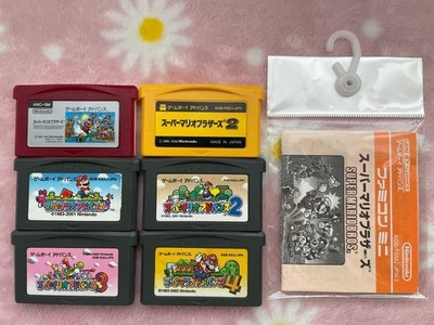 Super Mario Advance 1 2 3 4 + Mario Bros 1 2 GBA 6 Game Set Cartridge Japan