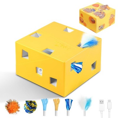 Automatic MigiBox Plus Cat Toys 3 n1 Interactive Pounce Mystery Under PopSkin...