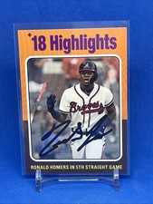 2019 Topps Archives - High Number 1975 Highlights Design #320 Ronald Acuña Jr.