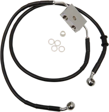 DRAG SPECIALTIES Brake Line - Front - Fits +6" - Black - XL 614750-6BLK