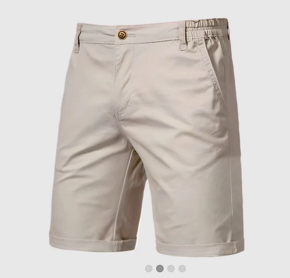 Costa Cavalli Shorts Men's Size 30 , Beige, 100% Premium Cotton - Image 2 of 3