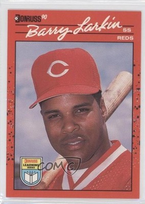 1990 Donruss Learning Series Barry Larkin #51 HOF 0q3