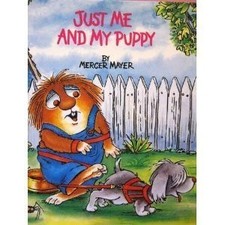 SM JUST ME AND MY PUPPY (LOOK-LOOK) By Golden Books - Hardcover *Mint Condition*