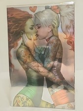 DC COMICS FOIL HARLEY QUINN #31 EL SINDICATO NATHAN SZERDY CUBIERTA VIRGEN CASI NUEVO