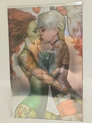 DC COMICS FOIL HARLEY QUINN #31 THE SYNDICATE NATHAN SZERDY COVER VIRGIN NM