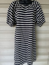 J Crew Navy And White Striped Dress Size Small NWT
