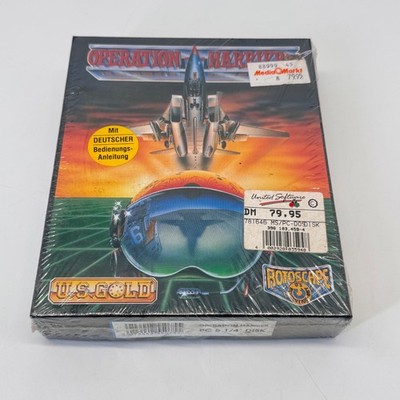 Pc Operation Harrier U.S. Gold 5.25'' Floppy Disk Neu in Folie