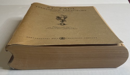 1949 St. Paul And Suburban Areas MN Northwestern Bell Telephone Co. Directory - Picture 9 of 9