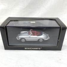 1/43 MINICHAMPS Porsche 356 C Cabrio Silver Used