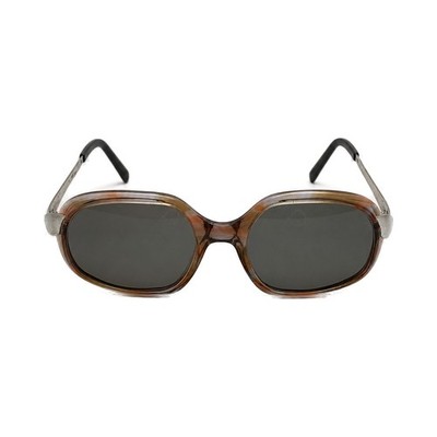 Vintage Rodenstock Exclusiv 327 Sunglasses Brown Marbled Silver Grey 54-20 70s