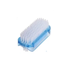 Two-Sided Nail Brush for Cleaning Fingernails & Toes,Soft & Stiff Bristles Scrub