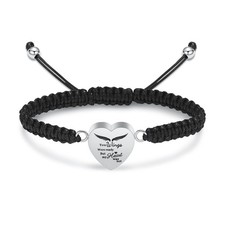Heart Urn Ashes Bracelet for Women Men Cremation Jewelry Bracelet for Ashes Keep