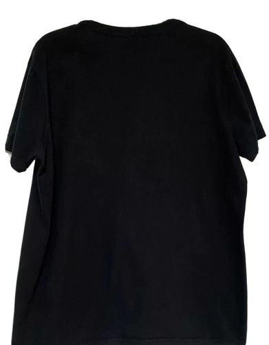 NEW mens tuxedo tshirt size M Black Holiday Christmas party short sleeve shirt image 4