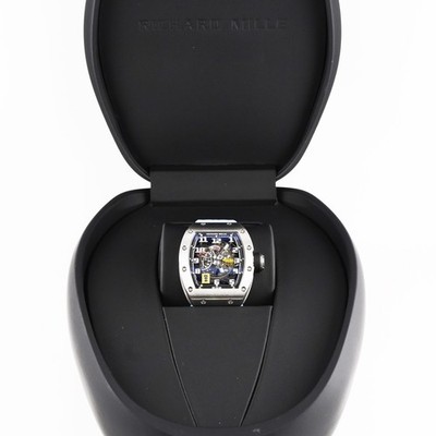 Richard Mille RM030 50 mm Skeleton Dial Rubber Bracelet Box and Papers 2020