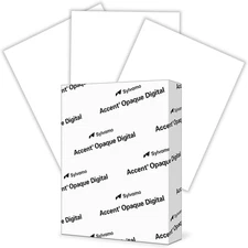 Opaque White Printer Paper, 8.5” X 11” 40Lb Bond/100Lb Text Copy Paper, 250 Shee