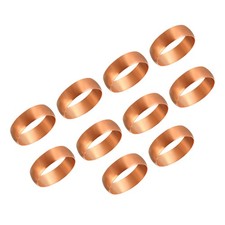 10pcs 22mm Compression Sleeves Ferrules Copper Ferrule Compression Fitting