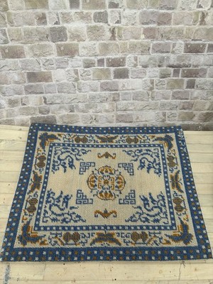 Puppenhaus Maßstab 1/12 Miniatur Handwerker Orientalisch Kreuzstich Teppich Matte Rug