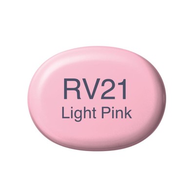 Copic Sketch RV21 light pink Layoutmarker mit Pinsel- und Keilspitze