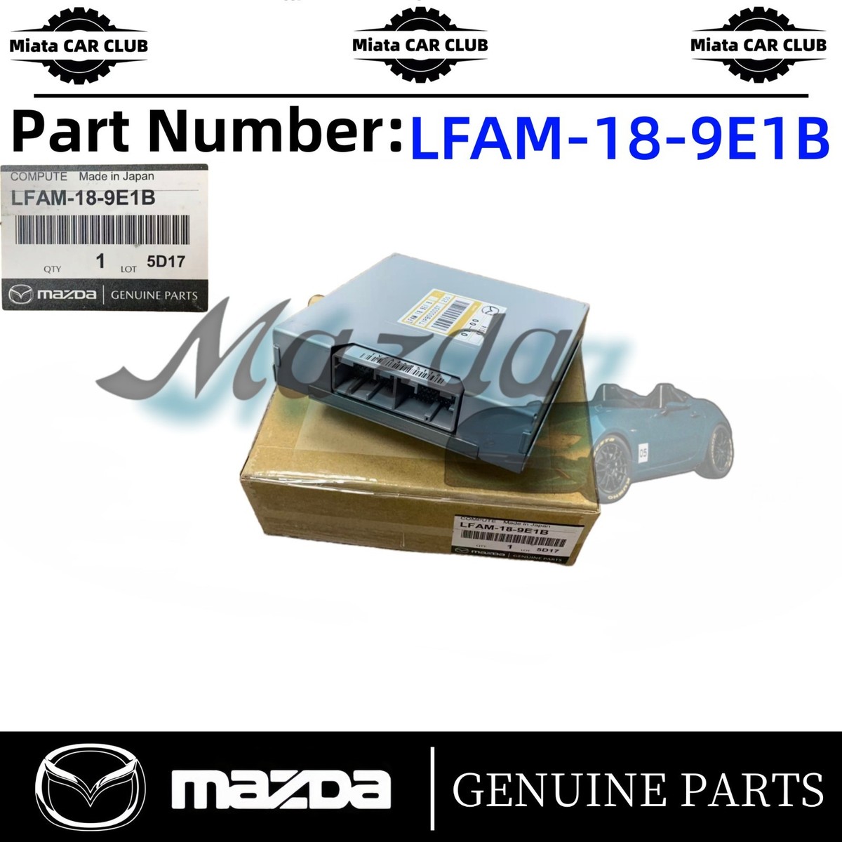 TcMaページ OEM Mazda 2013-2015 MX-5 Miata Transmission Control Module TCU TCM