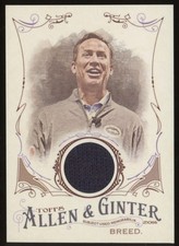2016 TOPPS ALLEN & GINTER RELIC MIKE BREED SPORTSCASTER #FSRB-MBR