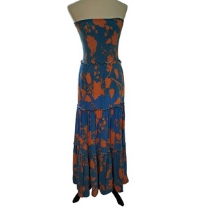 abel the label blue and orange dress Stunning Blue Baby Shower