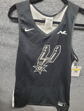 Nike Dri-FIT San Antonio Spurs Black Swingman Jersey 7 Small
