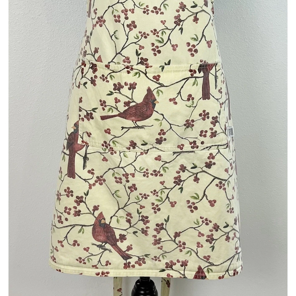 Delantal de Colección Años 90 Ahora Diseños Cardinal’s San Francisco París Bistro Cocina Algodón Foto 4 de 4