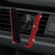 Bling Car Holder, 360  Adjustable Mini Dashboard Air Vent Mount, Universal Cr...