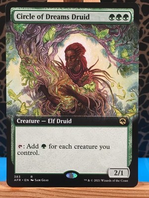 MTG - Circle of Dreams Druid. Abenteuer in den vergessenen Reichen. Extended Rare.