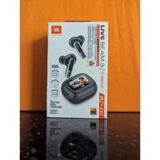 JBL Live Beam 3 True Wireless Earbuds with Advanced Noise-Canceling, Bluetooth,
