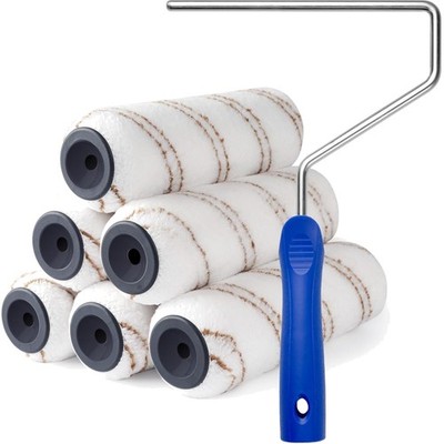 Microfibre Paint Roller 7 Inch 178 mm, Large Paint Roller for Painting on Smo...