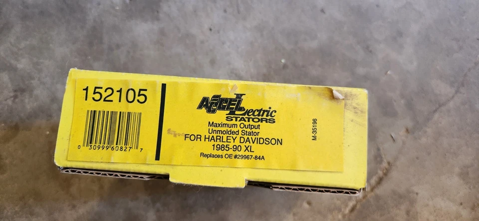 Accel - 152105 - Estator, sin moldear, Harley Davidson 85-90 Sportster #29967-84A Foto 2 de 2