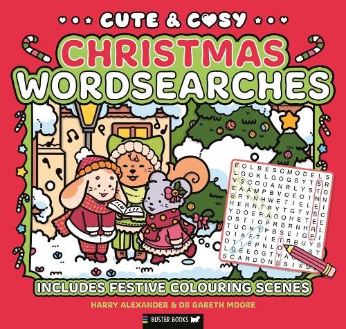 Cute & Cosy Christmas Wordsearches : Includes Festive Colouring Scenes - Image 6