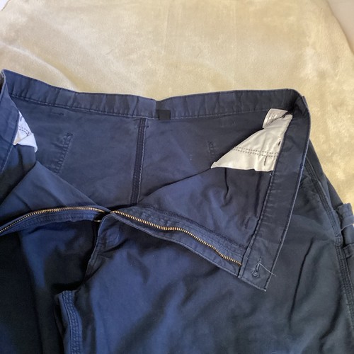 Carhartt RN#14806 WorkMen Carpenter Pants Can as Navy Blue 46x32 EUC - Picture 5 of 13