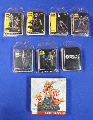 Knight Models Batman / DC Multiverse Miniature Game Mixed Lot of 8 in Box