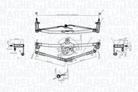 Magneti Marelli 085570190010 WischergestäNge Vorne FüR Audi Seat Skoda VW