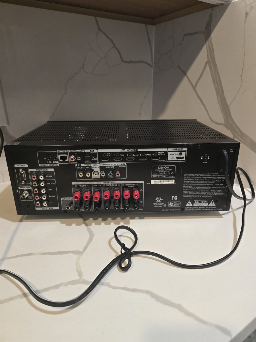 DENON AVR-2113CI Home Theater Receiver 7.1 bundle | eBay