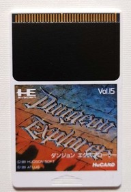 PC Engine HuCARD Hudsonsoft Dungeon Explorer