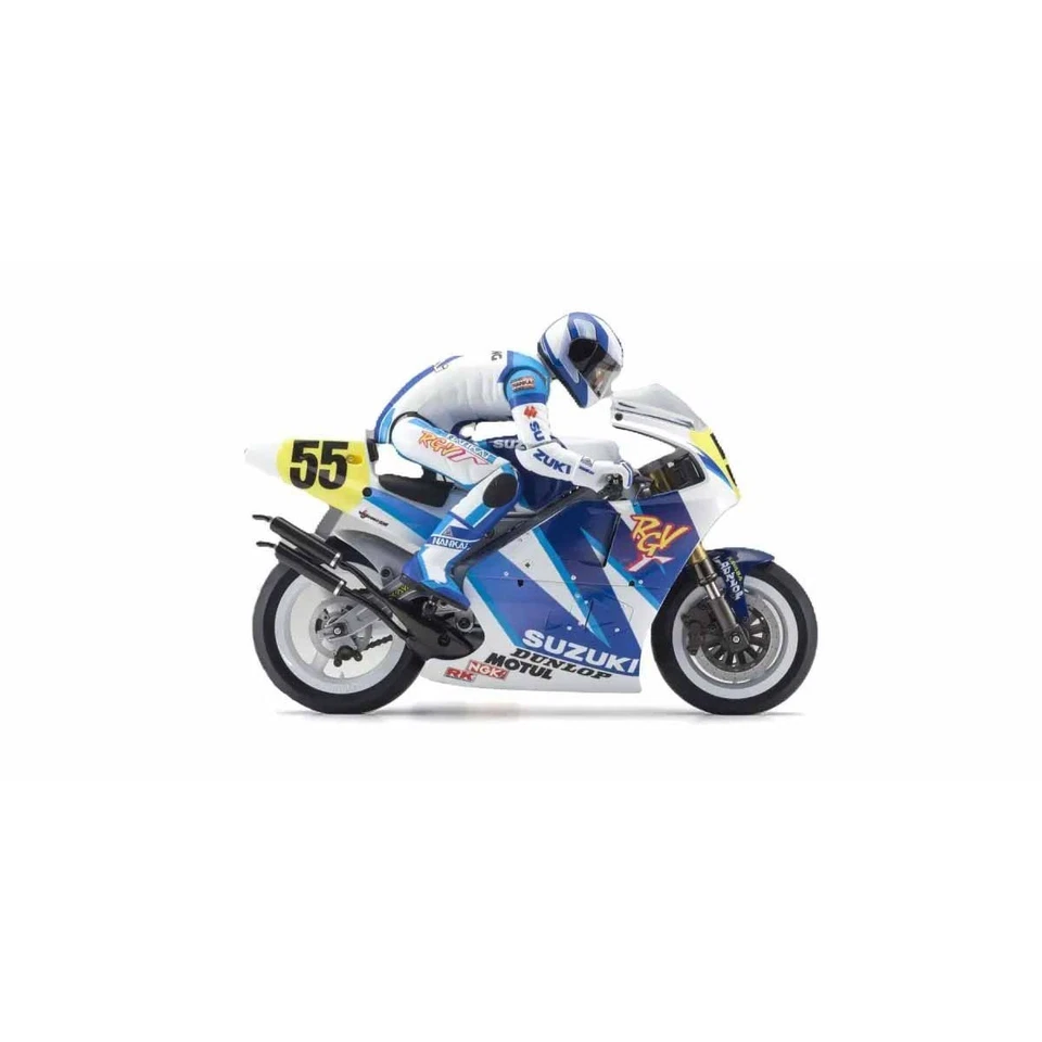 Kyosho K.34935T1B 1:8 Motorrad Hanging-On Racer S.R.T. Suzuki RGV 1992 Kit - Bild 3 von 3
