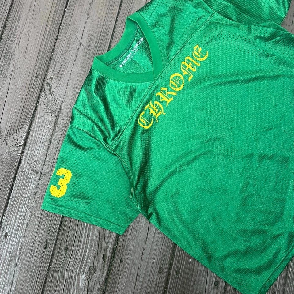 Хром стиль джерси черный французский готический streetwear размер средний зеленый L большого размера - Изображение 3 из 4