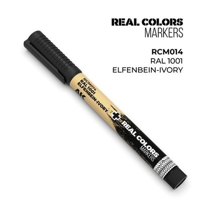 RAL 1001 Elfenbein-Ivory - Real Colors Marker (18 ml) - AK Interactive