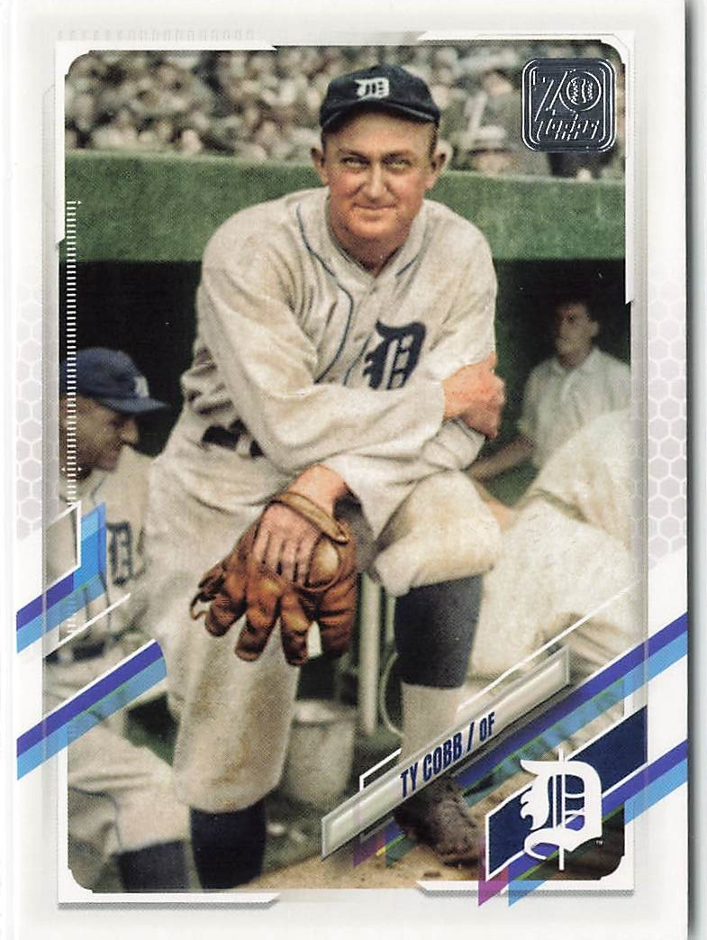 2021 Topps - Legend Variation SP - Ty Cobb #336 HOF Series Two 2