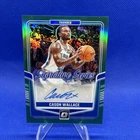 Cason Wallace 2024-25 Donruss Optic Signature Auto Green Prizm 11/49 Thunder