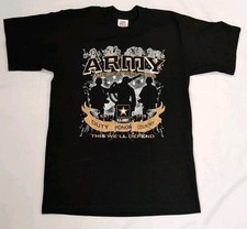 US Army T Shirt Size Medium, Great Graphics, NEW, K & S Unique, Made In USA