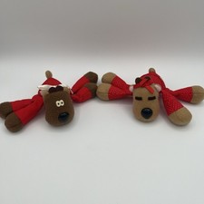 2 Hallmark Rodney Friends Reindeer Ramona And Randy Christmas Plush 1986