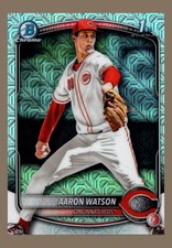 2025 Topps Bowman Chrome Draft #BDC-193 Aaron Watson 1st Bowman Mojo Refractor