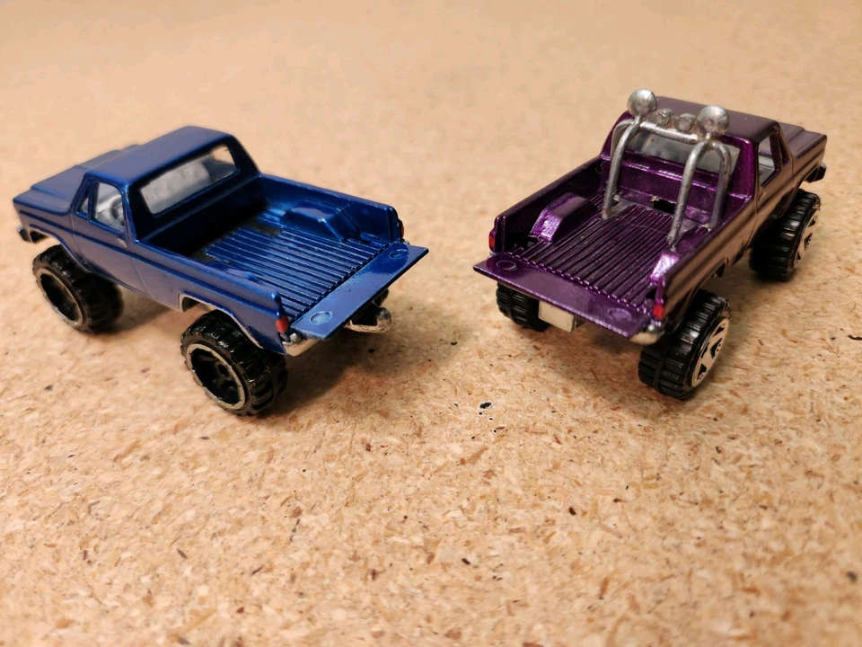 Camionetas Hotwheels Road Champs 1/64 GMC High Rollers 4x4 personalizadas silverado Foto 4 de 4