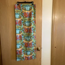 World Market Table Runner Brightly Colored Floral Paisley 87”